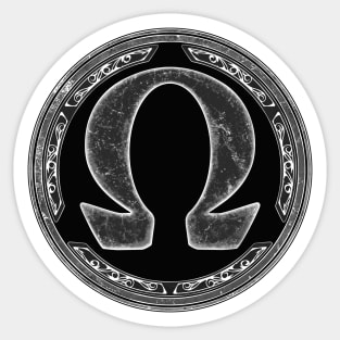 Omega Symbol Sticker